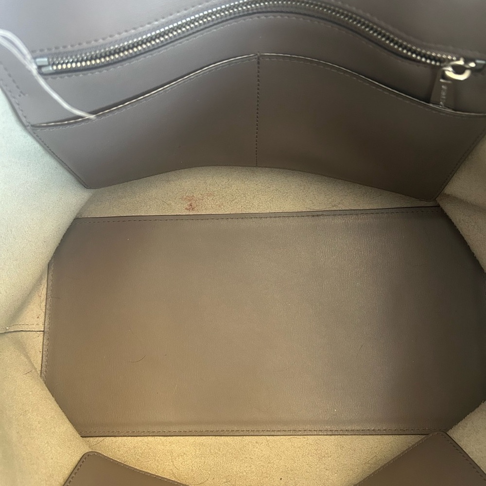 COACH F33995 LINUD CARRYALL BAG Tan/Cream Crossgrain Leather with Gold Hardware - Picture 8 of 9